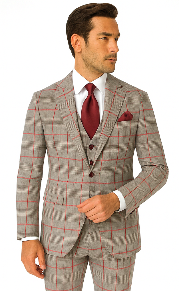 Rossi Man RM1854 Tom Slim Fit Suit - Modern Men’s Formalwear at USA Men's Outlet