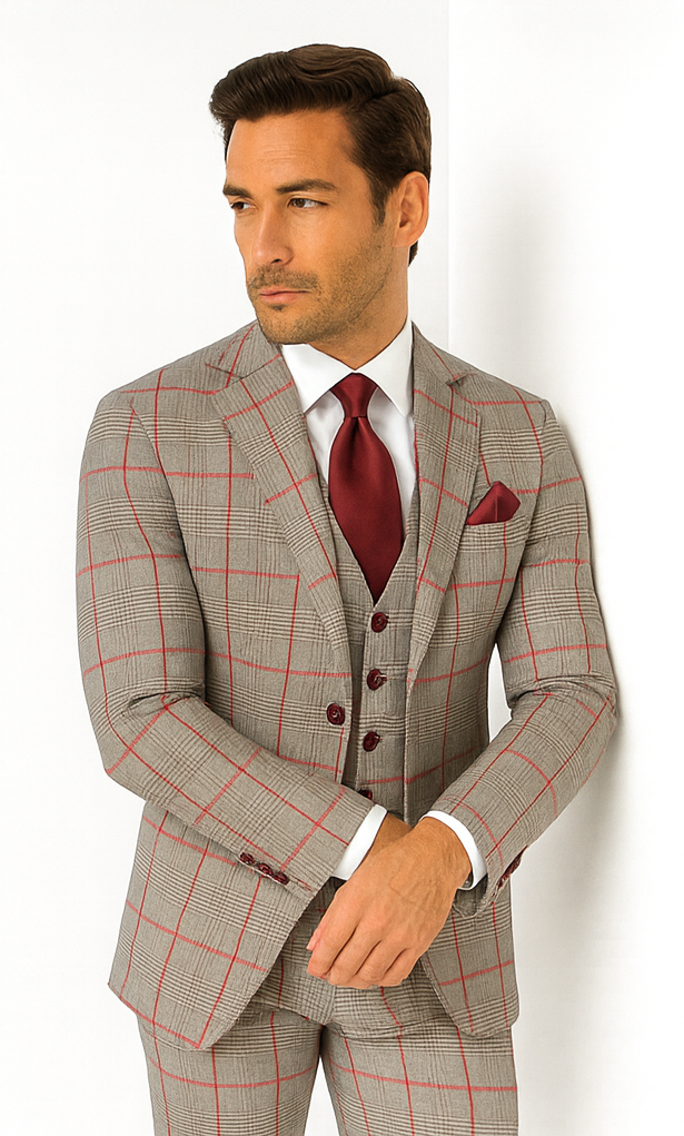 Rossi Man RM1854 Tom Slim Fit Suit - Modern Men’s Formalwear at USA Men's Outlet