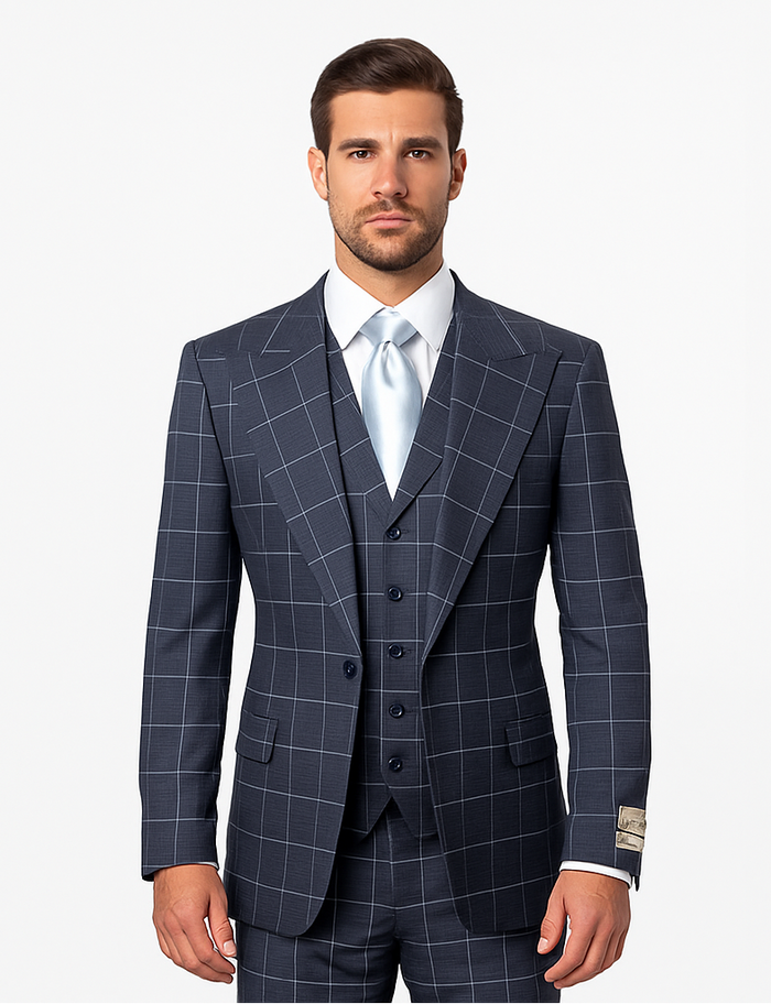 Rossi Man RM2312 - Sam Collection Men’s Shirt for Classic Style - Tailored Fit Formal & Casual Wear USA Men's Outlet