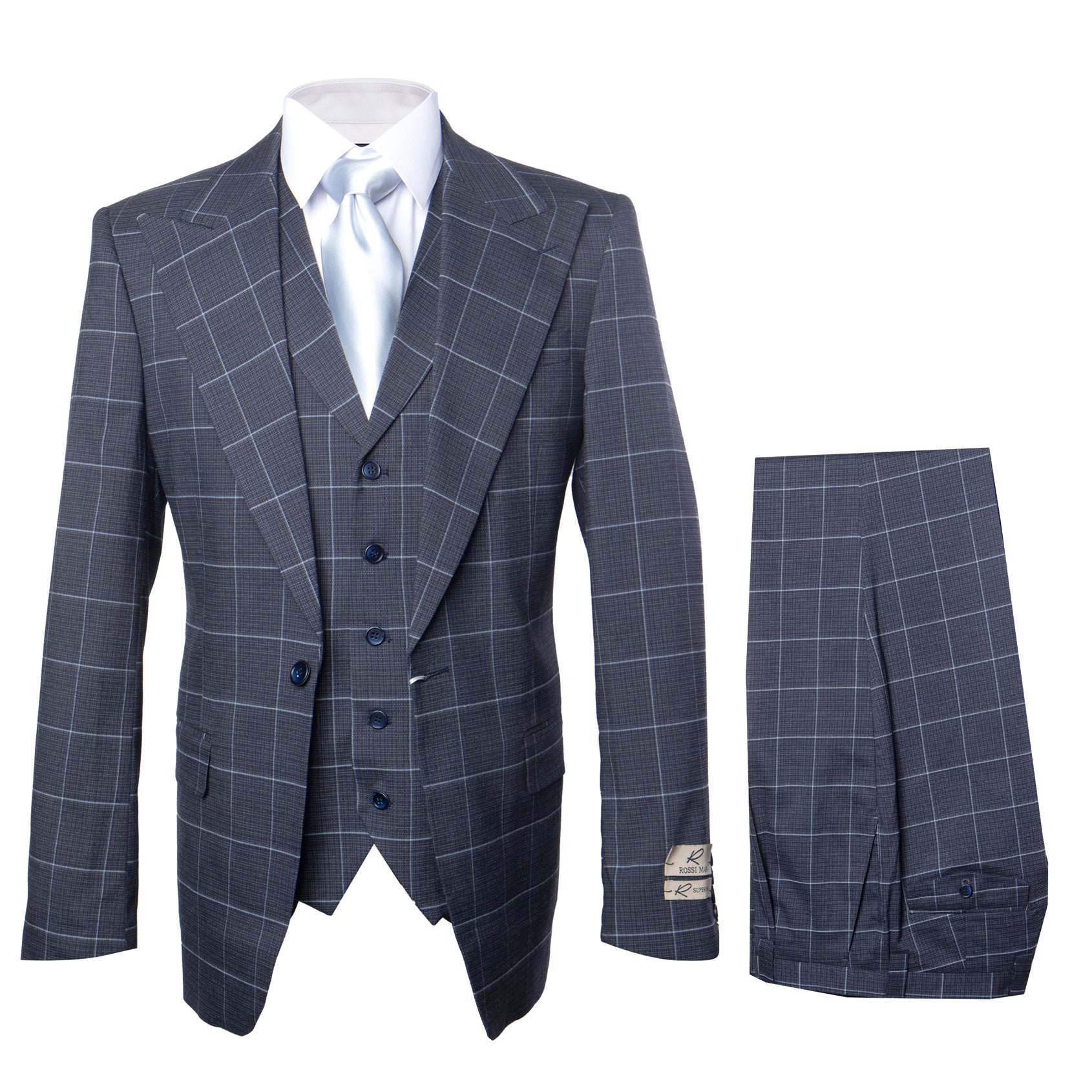 Rossi Man RM2312 - Sam Collection Men’s Shirt for Classic Style - Tailored Fit Formal & Casual Wear USA Men's Outlet