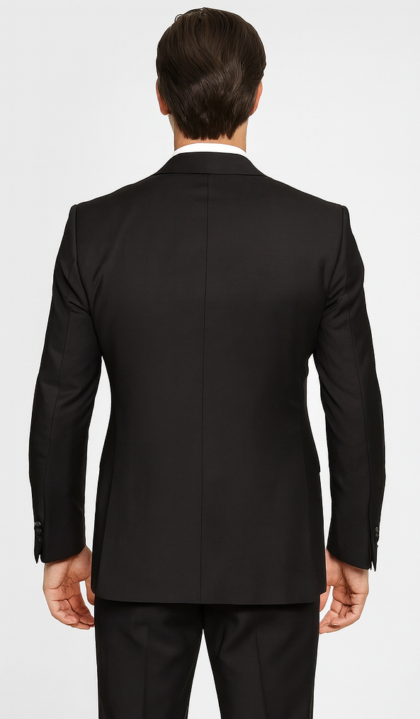Rossi Man Sam RM2301 Black Slim Fit Suit - Men’s Modern Formalwear at USA Men's Outlet