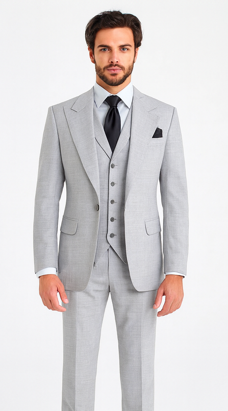 Rossi Man Sam RM2305 - Men’s Modern Fit Suit - Elegant Formalwear USA Men's Outlet