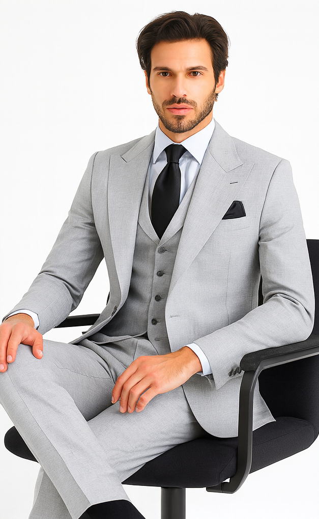 Rossi Man Sam RM2305 - Men’s Modern Fit Suit - Elegant Formalwear USA Men's Outlet