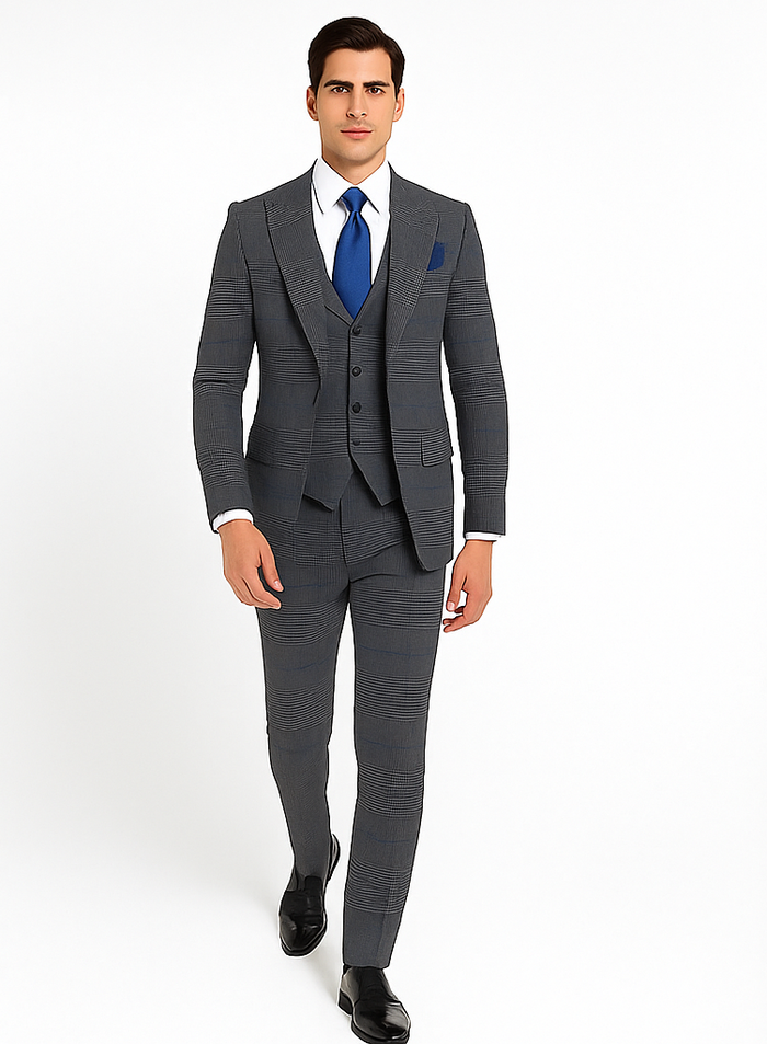 Rossi Man Sam RM2315 - Elegant Everyday Shirt for Modern Men - Tailored Milano Fit USA Men's Outlet