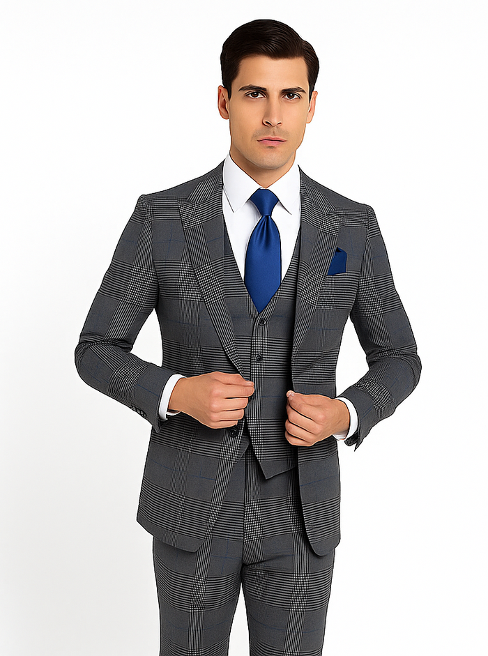 Rossi Man Sam RM2315 - Elegant Everyday Shirt for Modern Men - Tailored Milano Fit USA Men's Outlet