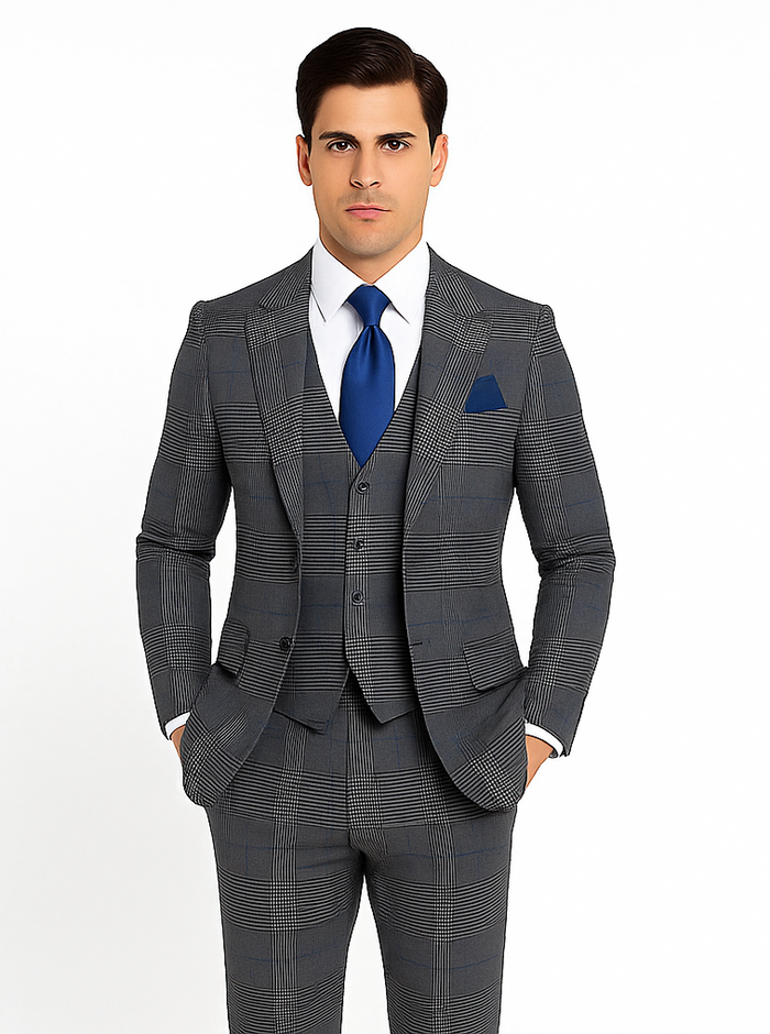 Rossi Man Sam RM2315 - Elegant Everyday Shirt for Modern Men - Tailored Milano Fit USA Men's Outlet