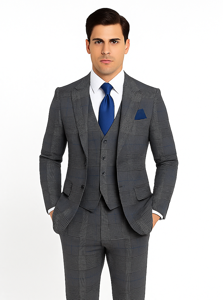 Rossi Man Sam RM2315 - Elegant Everyday Shirt for Modern Men - Tailored Milano Fit USA Men's Outlet