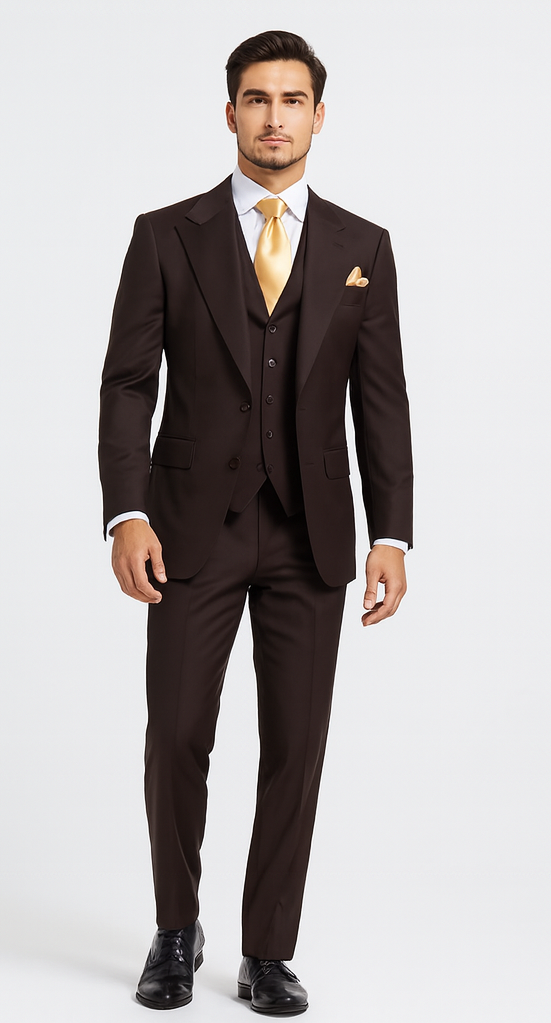 Rossi Man Sam Series RM2303 - Sleek & Stylish Men’s Formal Suit - Modern Tailored Elegance USA Men's Outlet