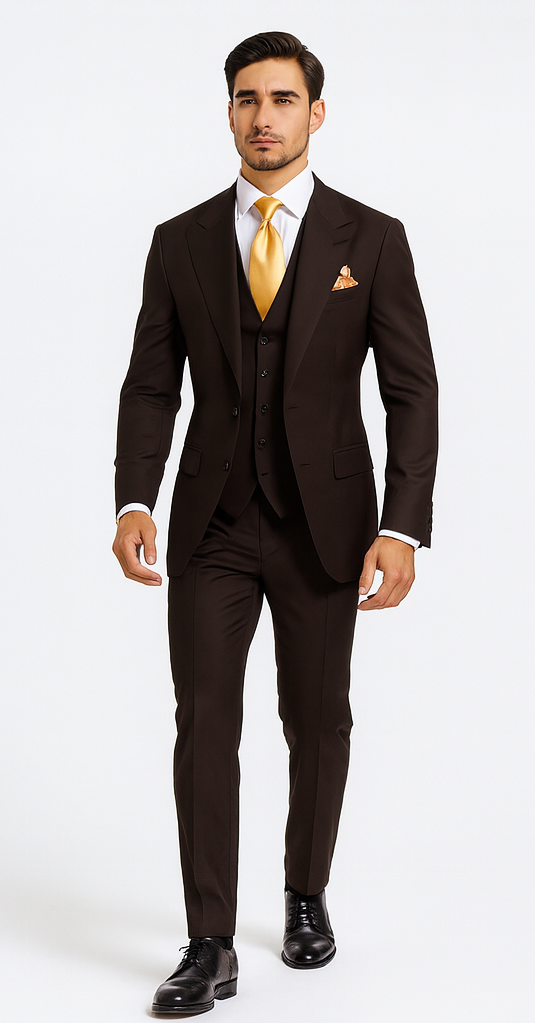 Rossi Man Sam Series RM2303 - Sleek & Stylish Men’s Formal Suit - Modern Tailored Elegance USA Men's Outlet