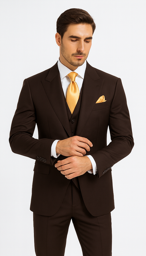 Rossi Man Sam Series RM2303 - Sleek & Stylish Men’s Formal Suit - Modern Tailored Elegance USA Men's Outlet