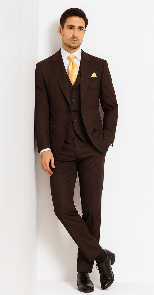 Rossi Man Sam Series RM2303 - Sleek & Stylish Men’s Formal Suit - Modern Tailored Elegance USA Men's Outlet