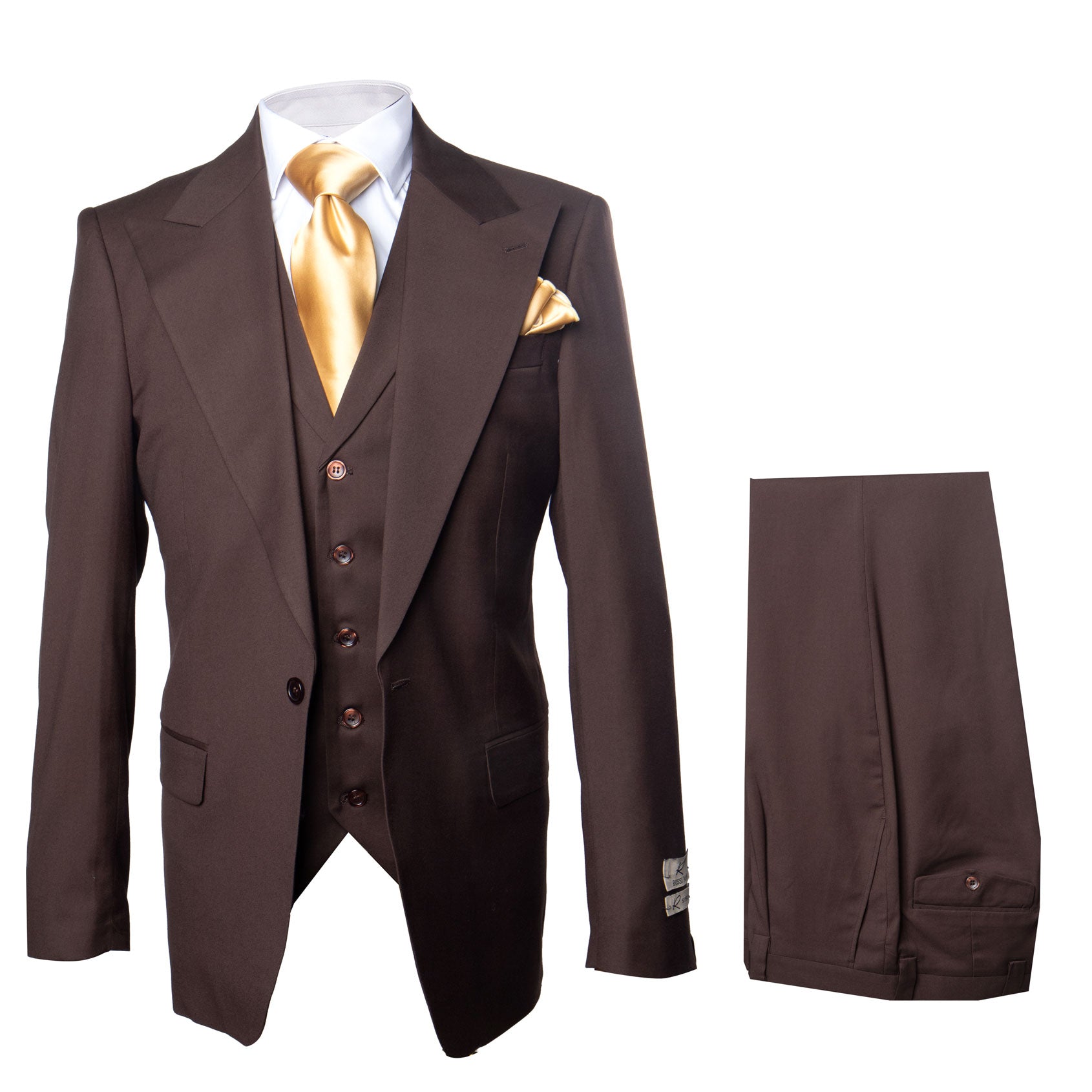 Rossi Man Sam Series RM2303 - Sleek & Stylish Men’s Formal Suit - Modern Tailored Elegance USA Men's Outlet