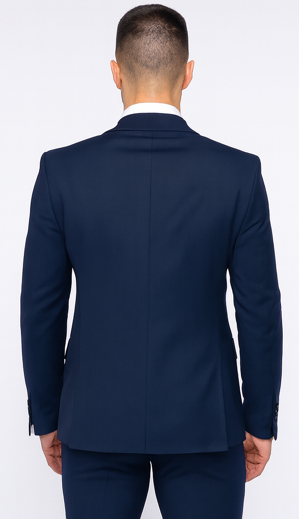 Rossi Man Sydney II RM1311 - Premium 3 Piece Modern Fit Suit for Stylish Gentlemen - Formalwear at USA Men's Outlet