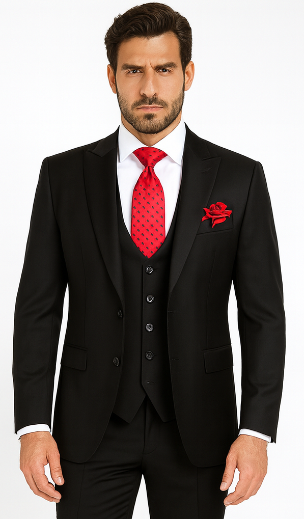 Rossi Man Sydney - RM1101 - Slim Fit Formal Suit for Men - Modern Tailored Elegance USA Men's Outlet