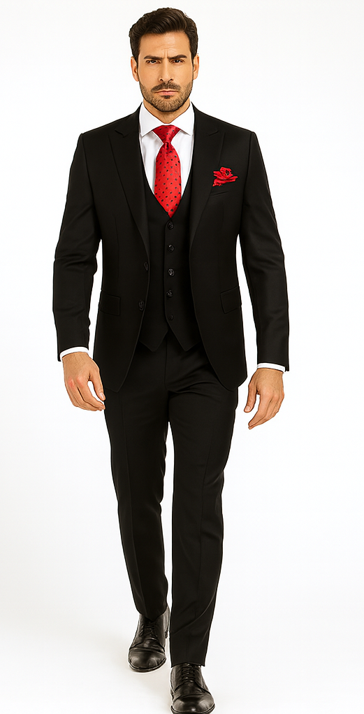 Rossi Man Sydney - RM1101 - Slim Fit Formal Suit for Men - Modern Tailored Elegance USA Men's Outlet