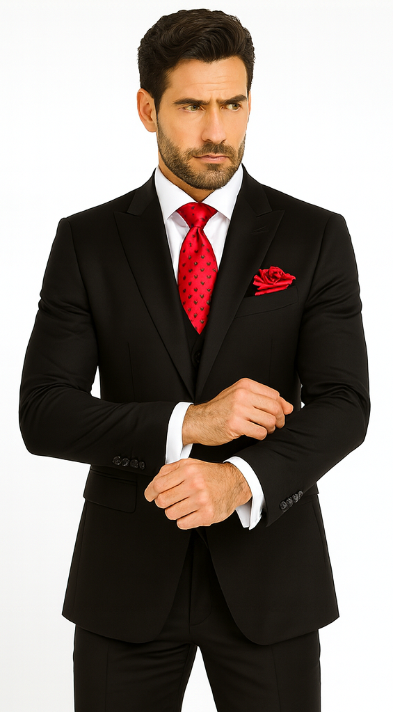 Rossi Man Sydney - RM1101 - Slim Fit Formal Suit for Men - Modern Tailored Elegance USA Men's Outlet
