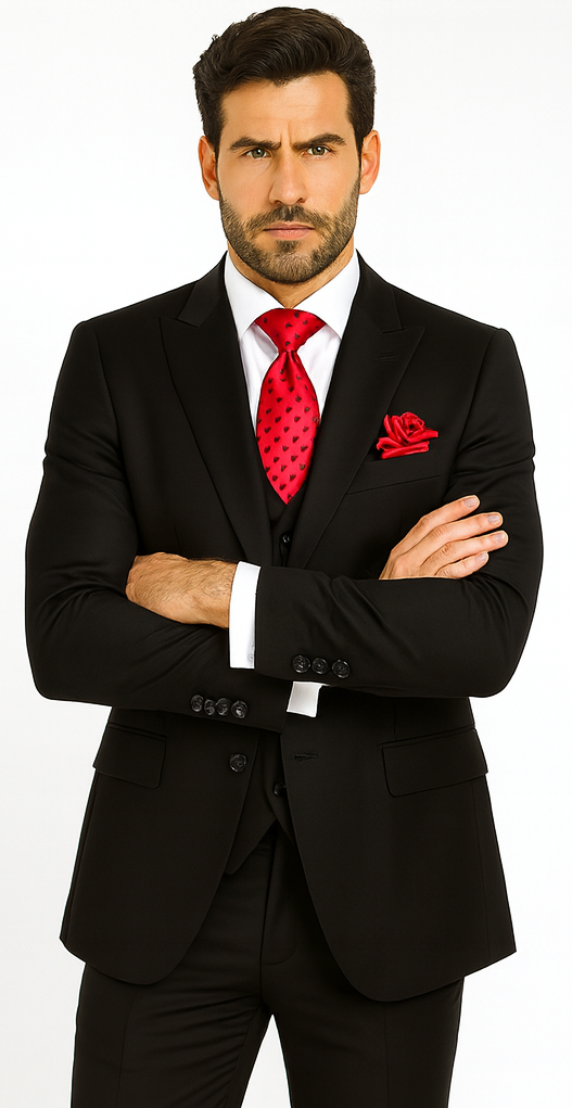Rossi Man Sydney - RM1101 - Slim Fit Formal Suit for Men - Modern Tailored Elegance USA Men's Outlet