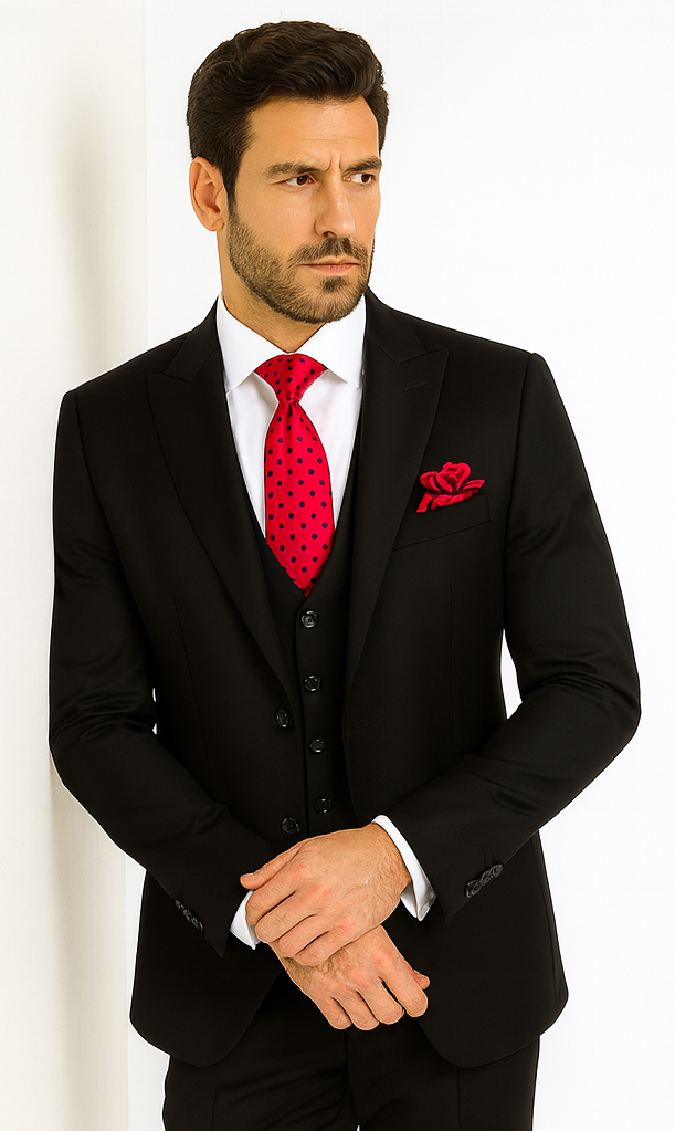 Rossi Man Sydney - RM1101 - Slim Fit Formal Suit for Men - Modern Tailored Elegance USA Men's Outlet