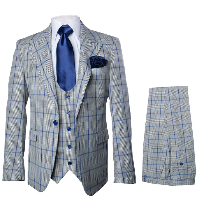 Rossi Man Tom RM1856 - Modern Fit 2-Piece Men’s Suit for Stylish Gentlemen - Tailored Elegance at USA Men's Outlet
