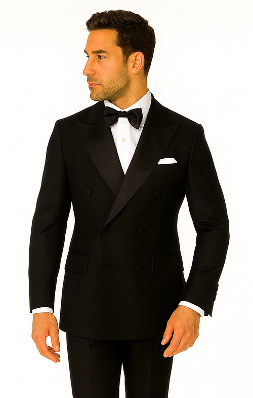 Rossi Man Zeus RM1001 Premium Men’s Tuxedo - Slim Fit Formal Suit by USA Men's Outlet