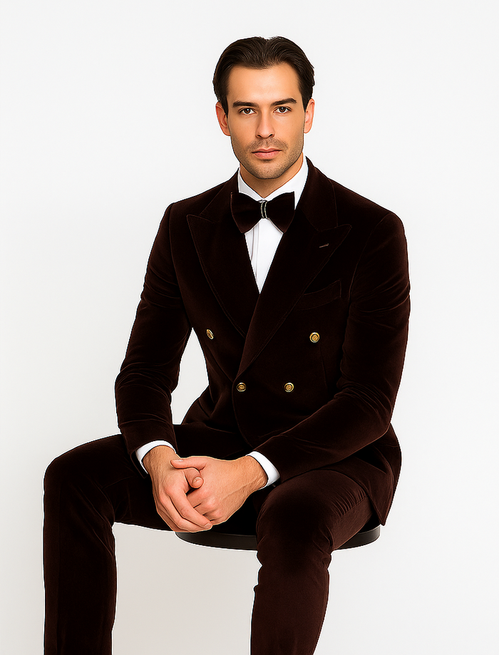 Rossi Man Zeus RM1572 - Classic Men’s Tuxedo for Timeless Formal Style - Black-Tie Elegance by USA Men's Outlet