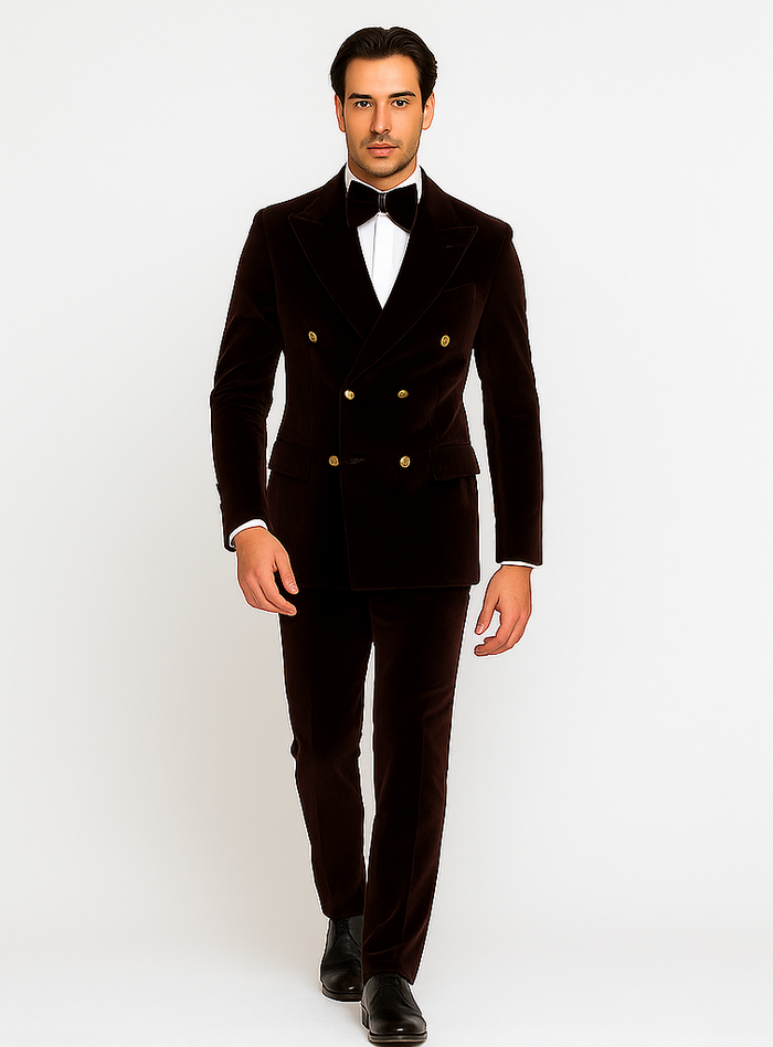 Rossi Man Zeus RM1572 - Classic Men’s Tuxedo for Timeless Formal Style - Black-Tie Elegance by USA Men's Outlet