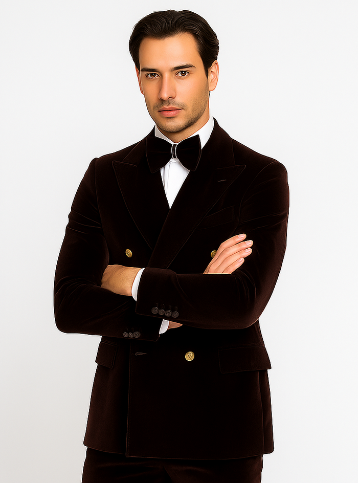 Rossi Man Zeus RM1572 - Classic Men’s Tuxedo for Timeless Formal Style - Black-Tie Elegance by USA Men's Outlet