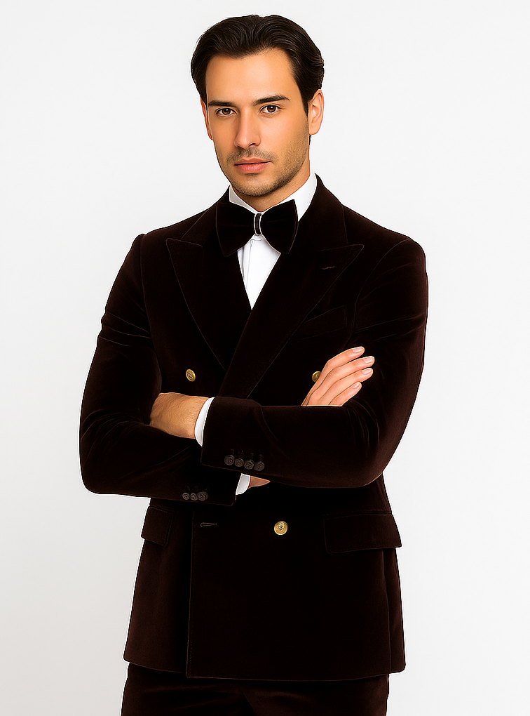 Rossi Man Zeus RM1572 - Classic Men’s Tuxedo for Timeless Formal Style - Black-Tie Elegance by USA Men's Outlet