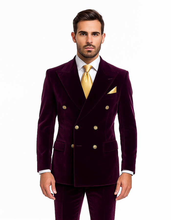Rossi Man Zeus RM1573 - Elegant Men’s Tuxedo for Formal Occasions - Slim Fit Black-Tie Suit by USA Men's Outlet