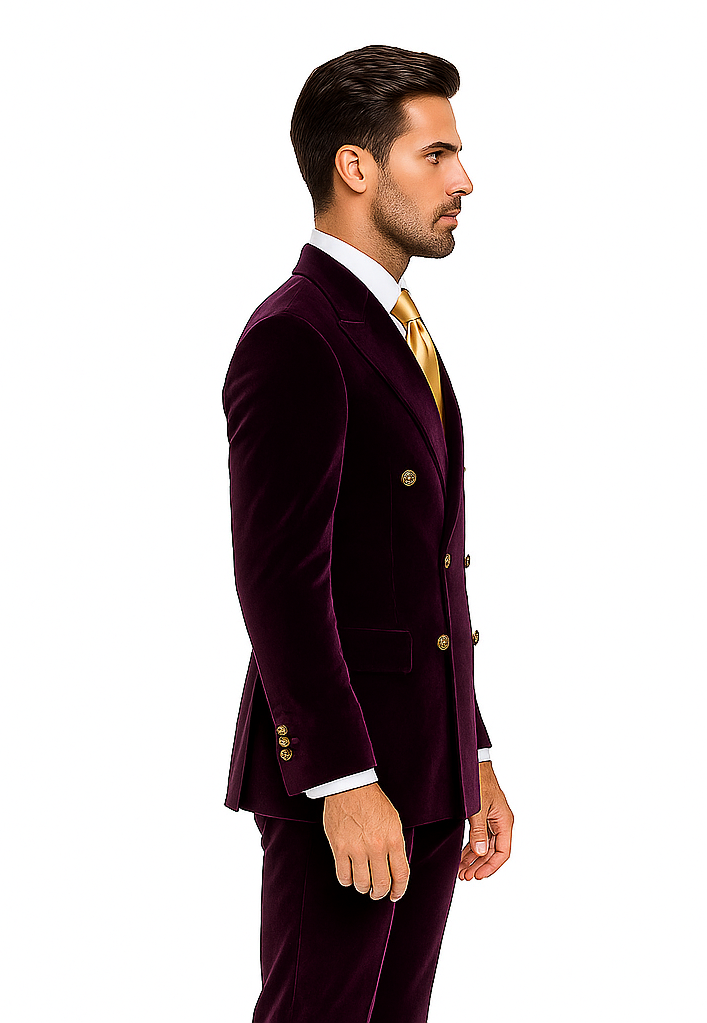 Rossi Man Zeus RM1573 - Elegant Men’s Tuxedo for Formal Occasions - Slim Fit Black-Tie Suit by USA Men's Outlet