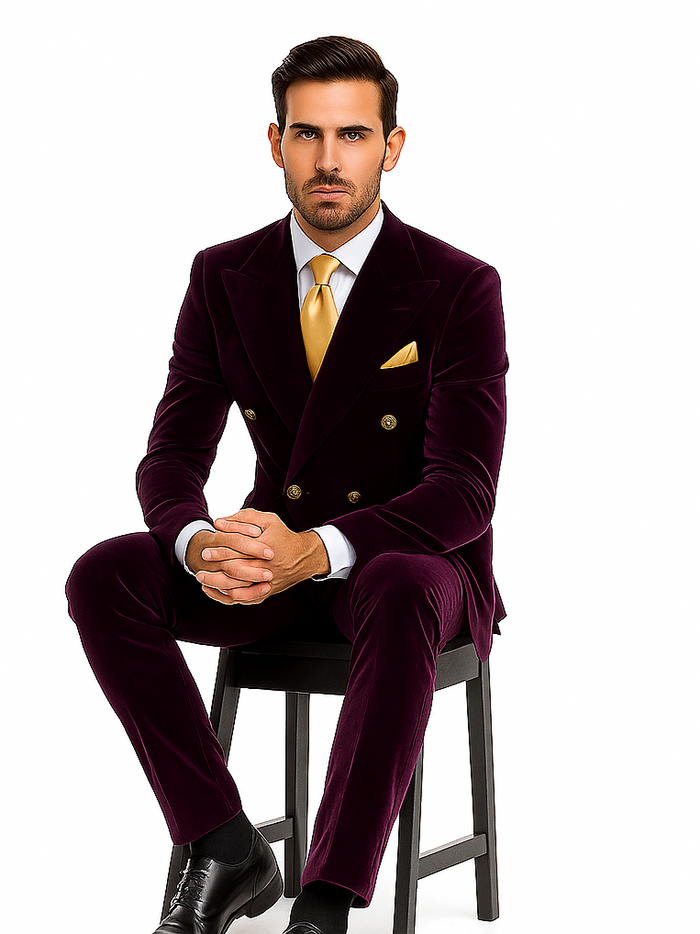 Rossi Man Zeus RM1573 - Elegant Men’s Tuxedo for Formal Occasions - Slim Fit Black-Tie Suit by USA Men's Outlet