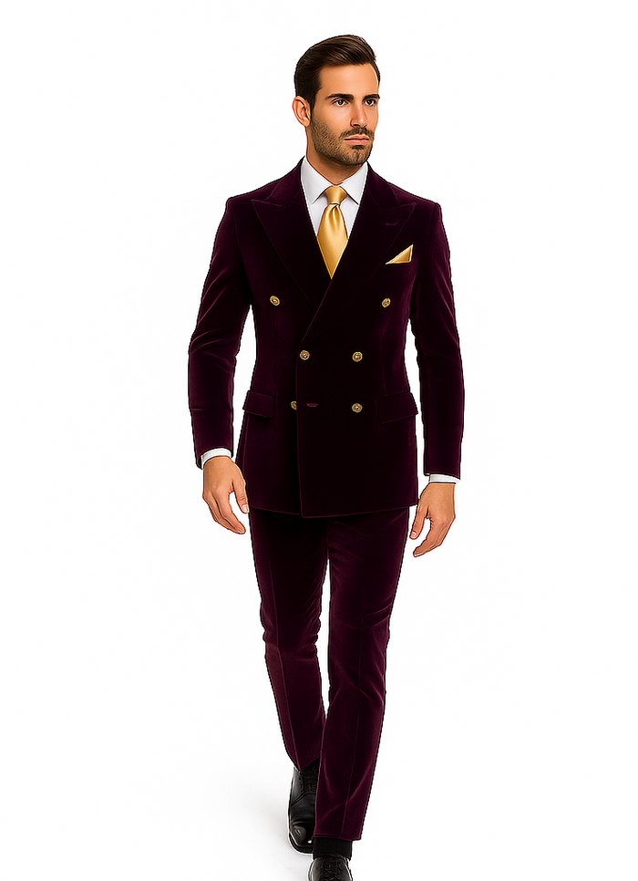 Rossi Man Zeus RM1573 - Elegant Men’s Tuxedo for Formal Occasions - Slim Fit Black-Tie Suit by USA Men's Outlet