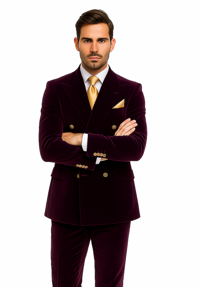 Rossi Man Zeus RM1573 - Elegant Men’s Tuxedo for Formal Occasions - Slim Fit Black-Tie Suit by USA Men's Outlet