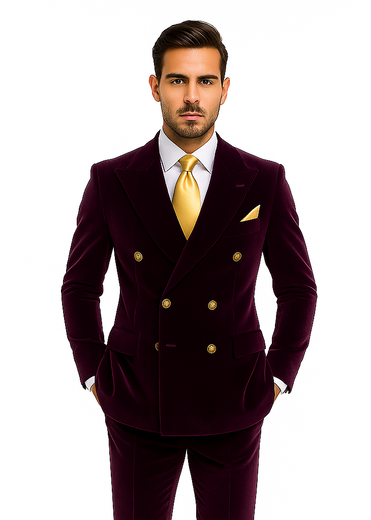 Rossi Man Zeus RM1573 - Elegant Men’s Tuxedo for Formal Occasions - Slim Fit Black-Tie Suit by USA Men's Outlet