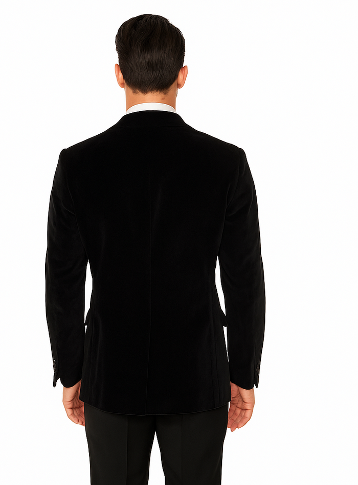 Rossi Man Zeus RM1575 - Men’s Tuxedo for Formal Events- Slim Fit Black-Tie Suit USA Men's Outlet