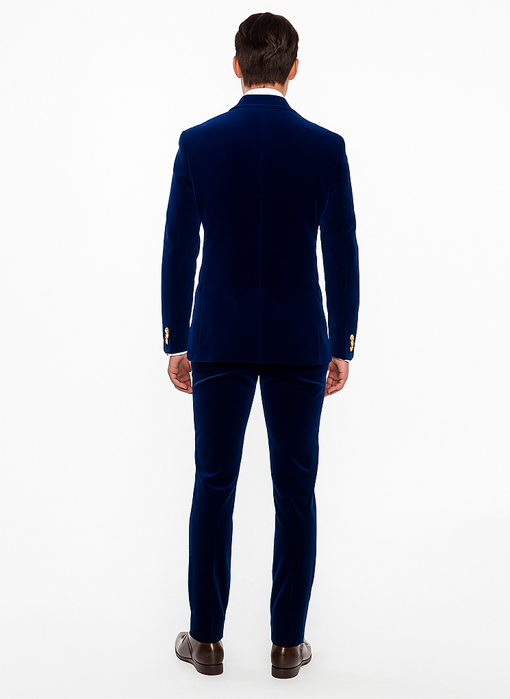 Rossi Man Zeus RM1576 - Classic Men’s Tuxedo for Elegant Formalwear - Slim Fit Black-Tie by USA Men's Outlet