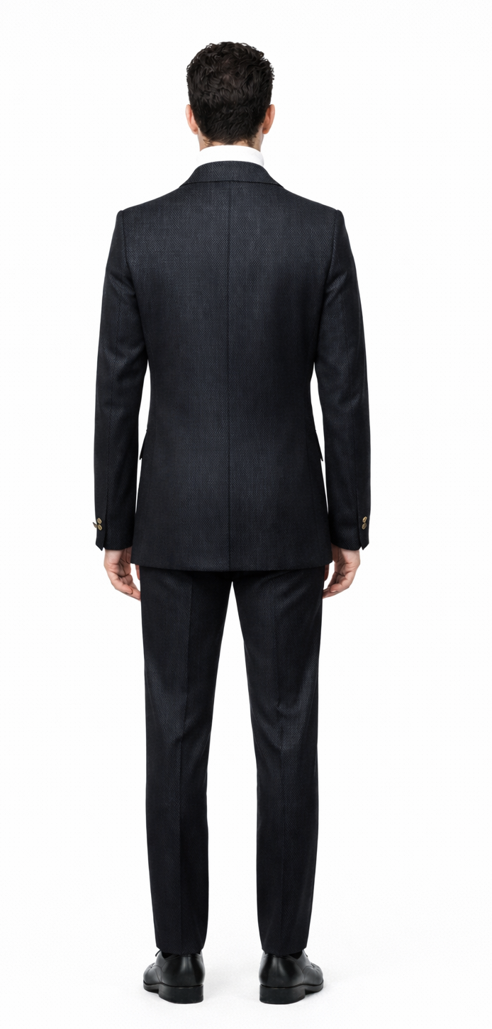 Rossiman Men’s Black Safari Walking Suit - Jacket & Trousers Set by USA Men's Outlet