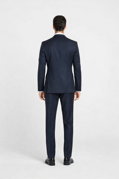 Rossiman Men’s Blue Slim Fit Suit - Modern Tailored Formalwear - Italian 3-Piece Elegant Suit for Men by USA Men's Outlet