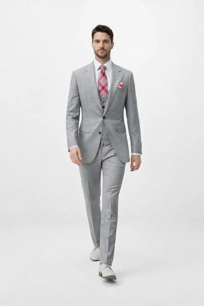 Rossiman Men’s Dress Suit - Timeless Classic Formal Suit for Men - Italian Tailored Luxury Slim Fit Design by USA Men's Outlet
