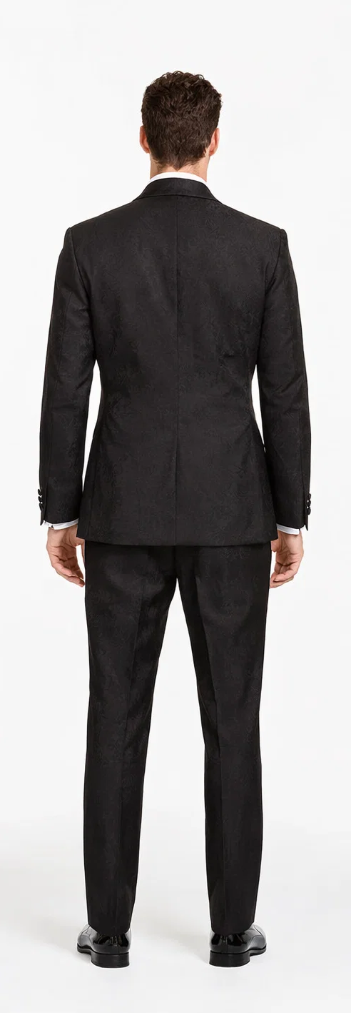 Rossiman Rossi Men’s Formal Suit - Stylish Tailored Dress Suit by Rossi Man - Italian Slim Fit Luxury Formalwear USA Men's Outlet