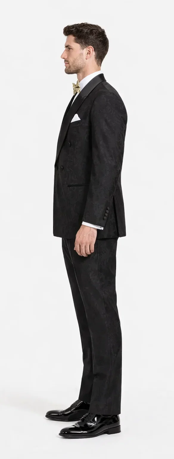 Rossiman Rossi Men’s Formal Suit - Stylish Tailored Dress Suit by Rossi Man - Italian Slim Fit Luxury Formalwear USA Men's Outlet