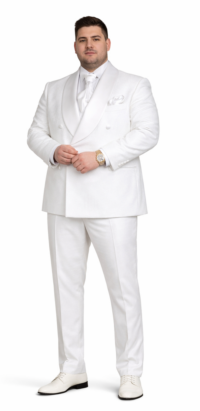 Rossiman Rossi Men’s Dress Suit - Classic Tailored Formalwear - Italian Slim Fit Luxury Suit for Men by USA Men's Outlet