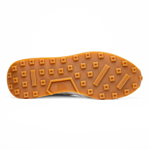 Zelli Roxi Italian Suede and Calfskin Luxury Sneaker in White