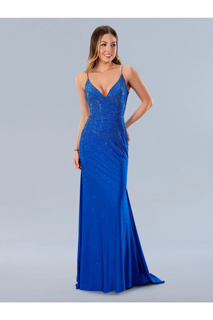 Royal Prom Dress Mermaid Formal Evening Gown Stella Couture 24148