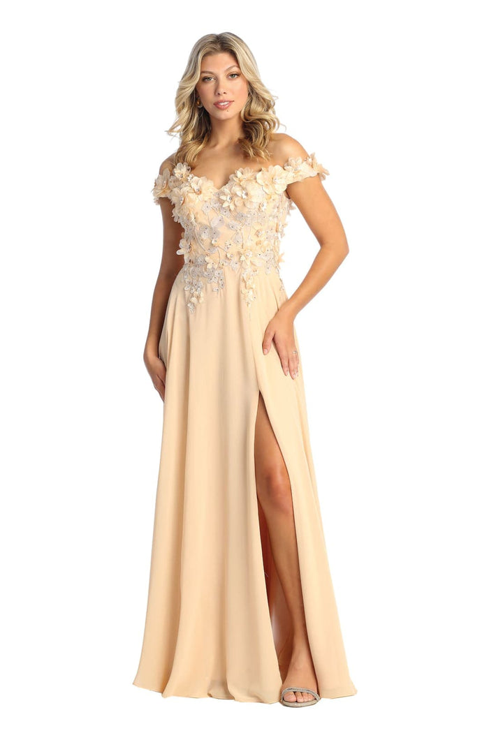 Royal Queen RQ7942 Floral Bridesmaid Dress
