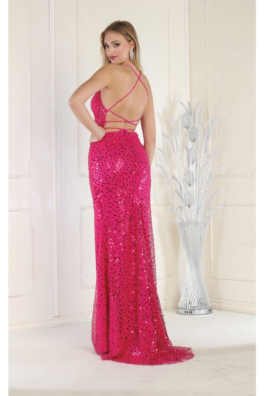 Royal Queen RQ7993 Sexy Lace Up Prom Dress