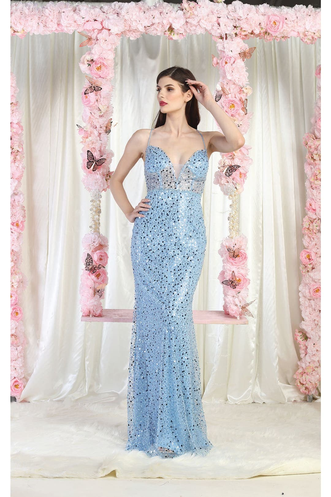 Royal Queen RQ7993 Sexy Lace Up Prom Dress