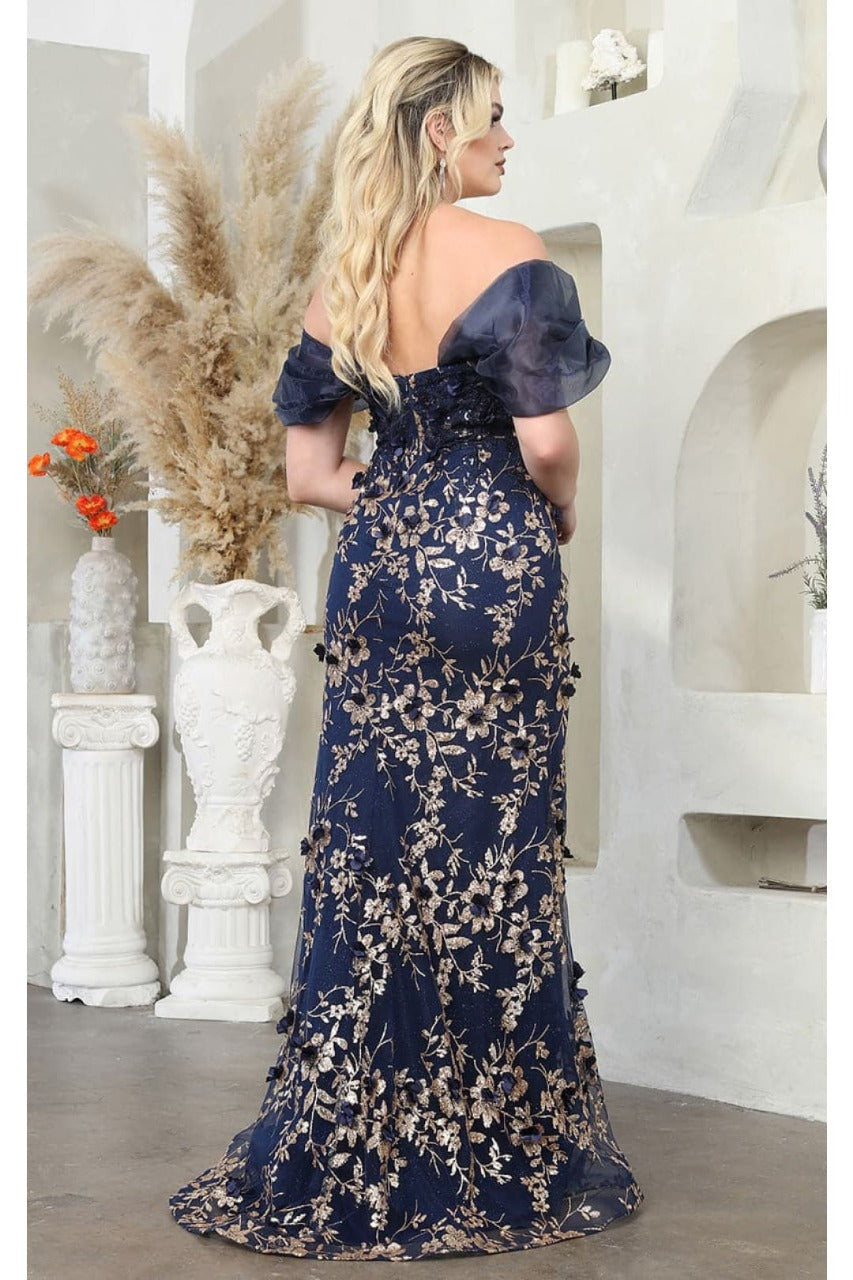 Navy Quinceanera Mom Dresses Mother of the Quince Gowns