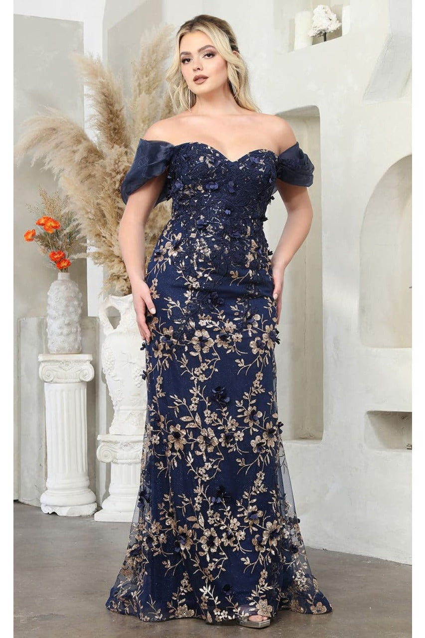Navy Quinceanera Mom Dresses Mother of the Quince Gowns