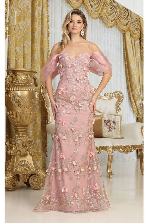 Rose Gold Quinceanera Mom Dresses Mother of the Quince Gowns